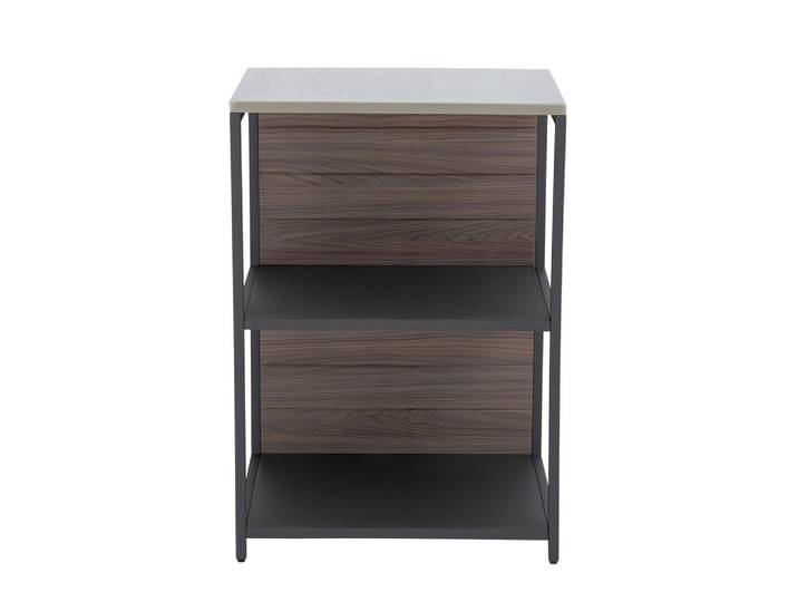 Outdoorküche Küchenregal Mambo Braun/Schwarz