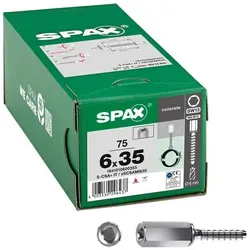 SPAX Betonschrauben »S-CSA+ Innengewinde« 6 x 35 mm 75 Stück