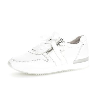 Sneaker GABOR "Sneaker low", Damen, Gr. 36, weiß, Schuhe Sneaker