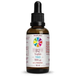 B12 TRIO 1000 μg+5-MTHF Tropfen 50 ml