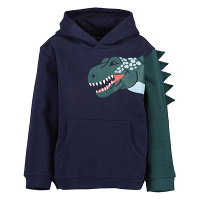 Hoodie BLUE SEVEN "Hoodie", Jungen, Gr. 110, blau (5901, nachtblau), 100% Baumwolle, normal normal, Rundhals, gerader Abschluss, Sweatshirts Hoodie