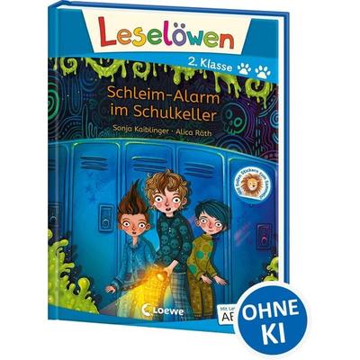 Leselöwen 2. Klasse - Schleim-Alarm im Schulkeller, Gebundene Ausgabe von Sonja Kaiblinger, Loewe, 978-3-7432-1056-1