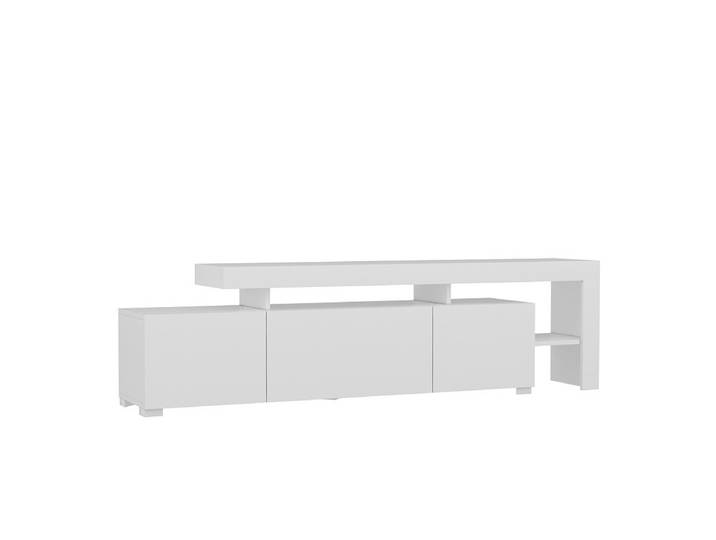 Meuble TV en bois Beliz 192 x 37 x 53 cm - Blanc