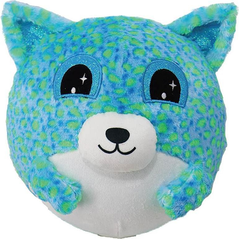 Sparkys Edition Opblaasbare pluche teddybeer - Blauw, 15 cm