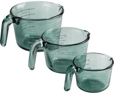 COOK WITH COLOR Glass Measuring Cups - Ideal for Cooking and Baking