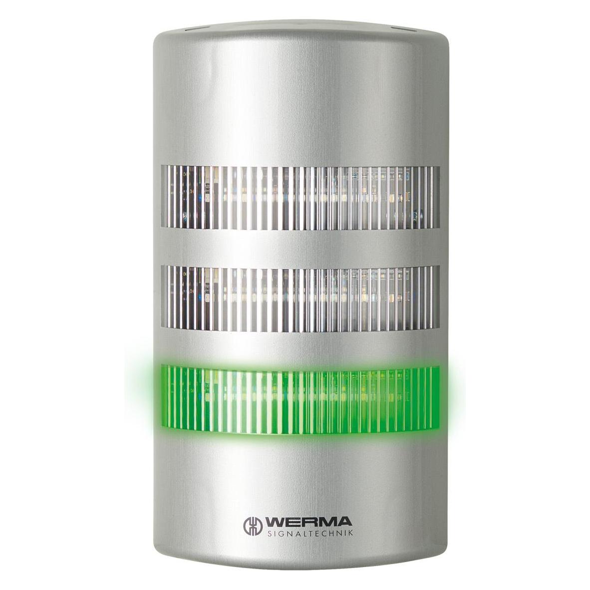 Werma Signaltechnik Kombi-Signalgeber LED 691.400.55 Dauerlicht, Blinklicht 24 (691.400.55)