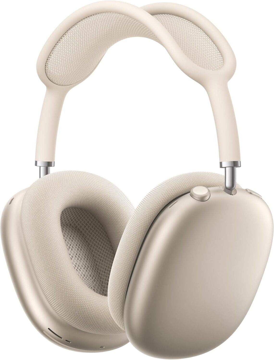 ECLAT Tech Ltd Apple AirPods Max 2 Wireless Over-Ear Headphones Starlight – Active Noise Cancellation, Adaptive Audio, Live Translation & Personalised Spatial Audio, New