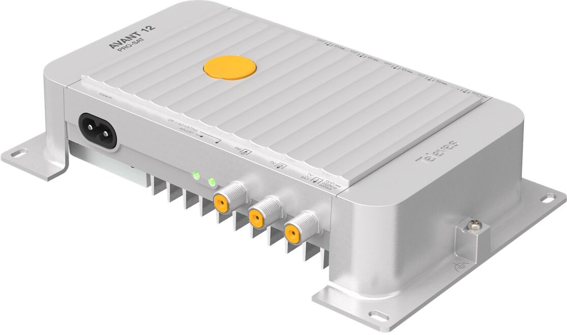 Central Amplificadora Programável AVANT 12 PRO 4xVHF/UHF FI 32 Filtros Terrestre/Satélite - TELEVES