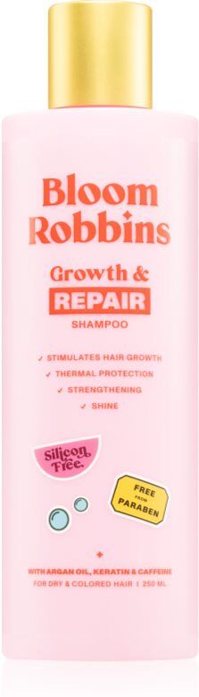 Bloom Robbins Growth & Repair shampoing pour cheveux secs et abîmés 250 ml