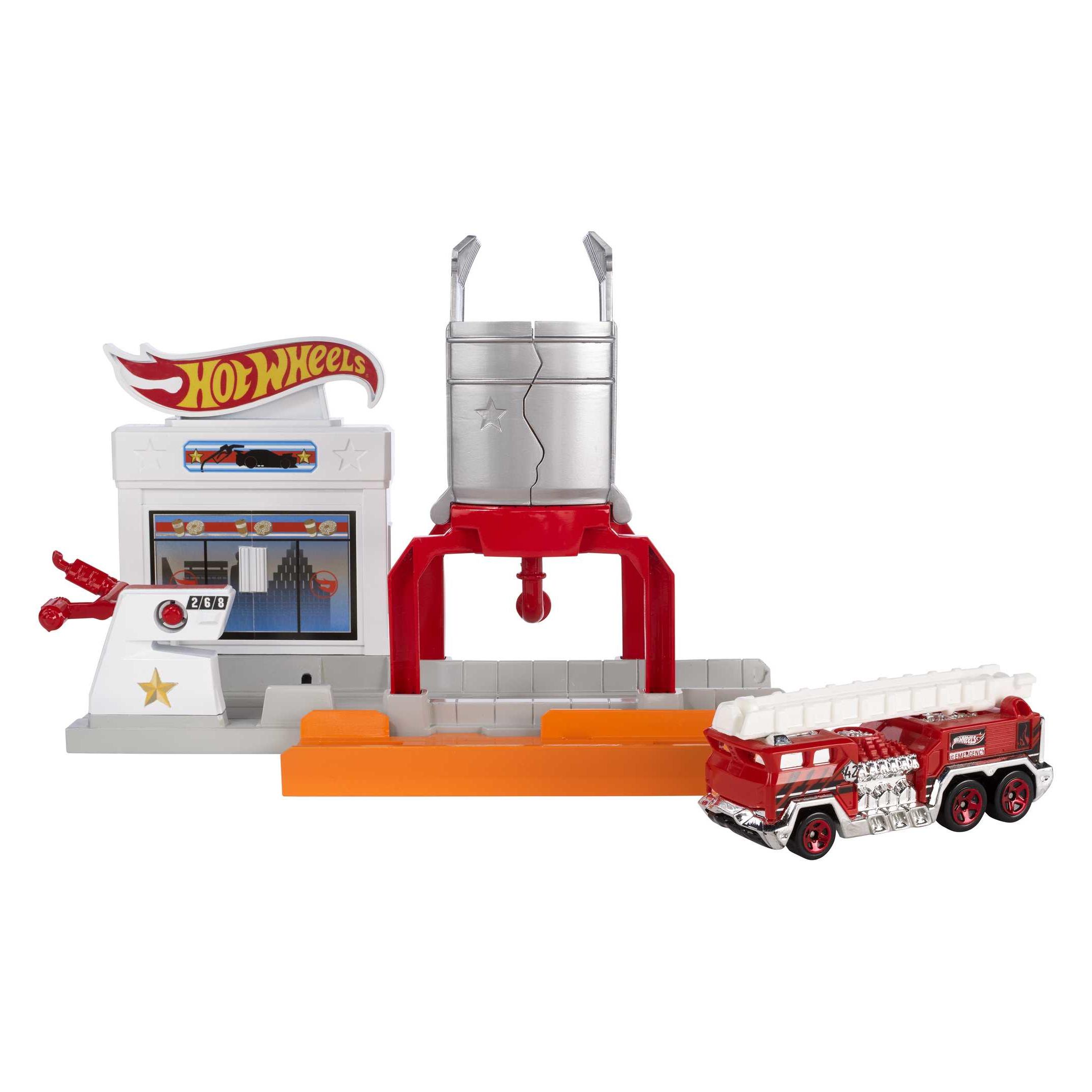 Hot Wheels Ausklappbares Werkstatt (FJN36)