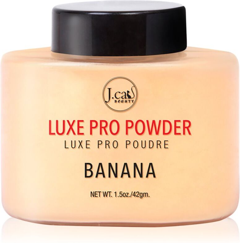 J.Cat Beauty Luxe Pro loose setting powder with matt effect shade 101 Banana 42 g