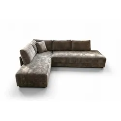 SCHLAFSOFA SADIRA Grau Flachgewebe