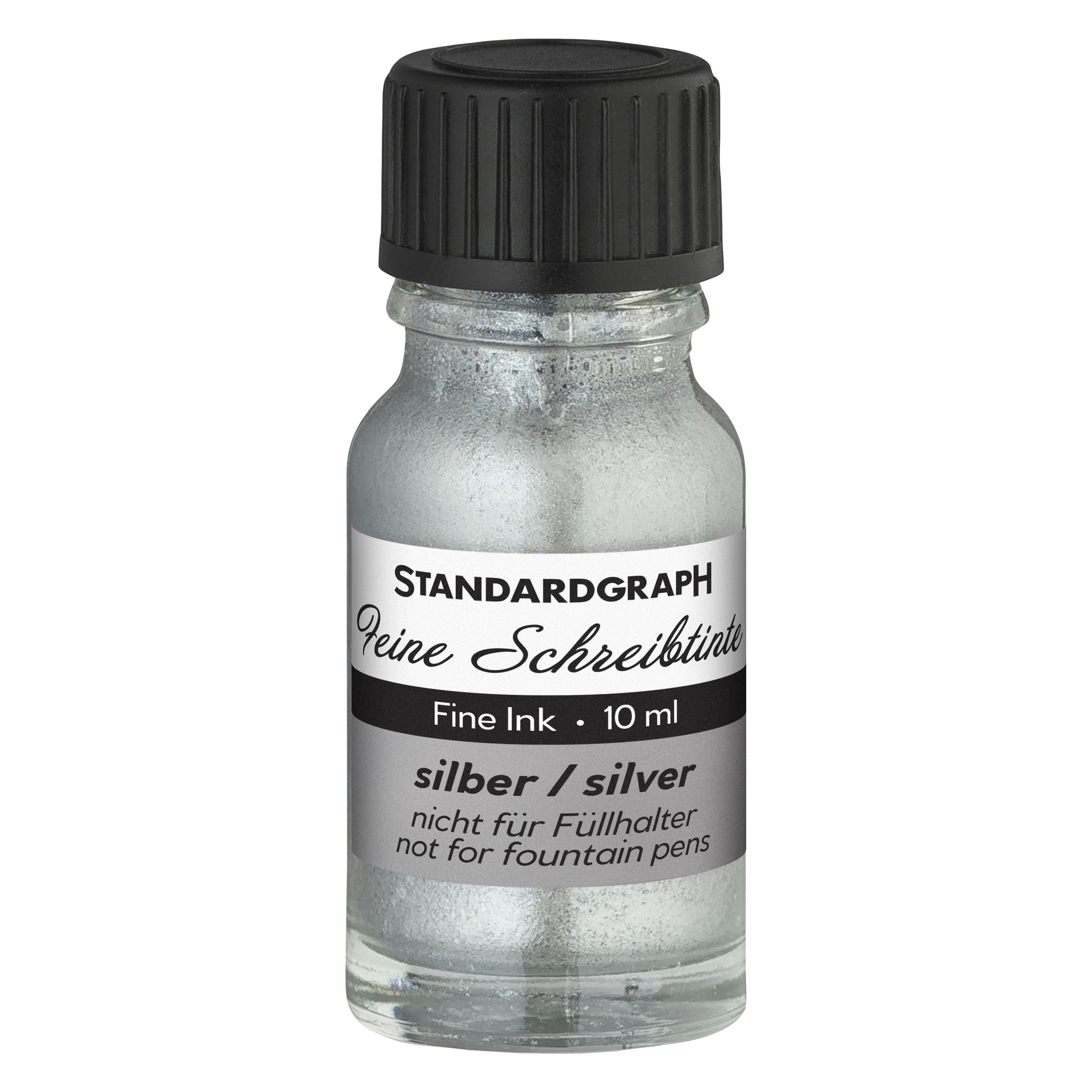 Standardgraph Tinte 10 ml Silber (Silber) (572921-SG)