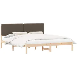 vidaXL, Bett, Holzbett (180 x 200 cm)