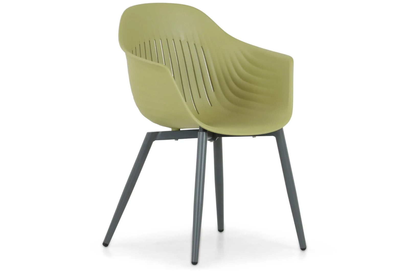 Lifestyle Garden Furniture Lissabon dining tuinstoel met armleunnen, groen, aluminium