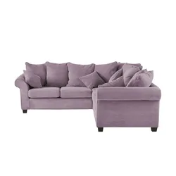 Ecksofa  Norderney , lila/violett , Maße (cm): H: 70