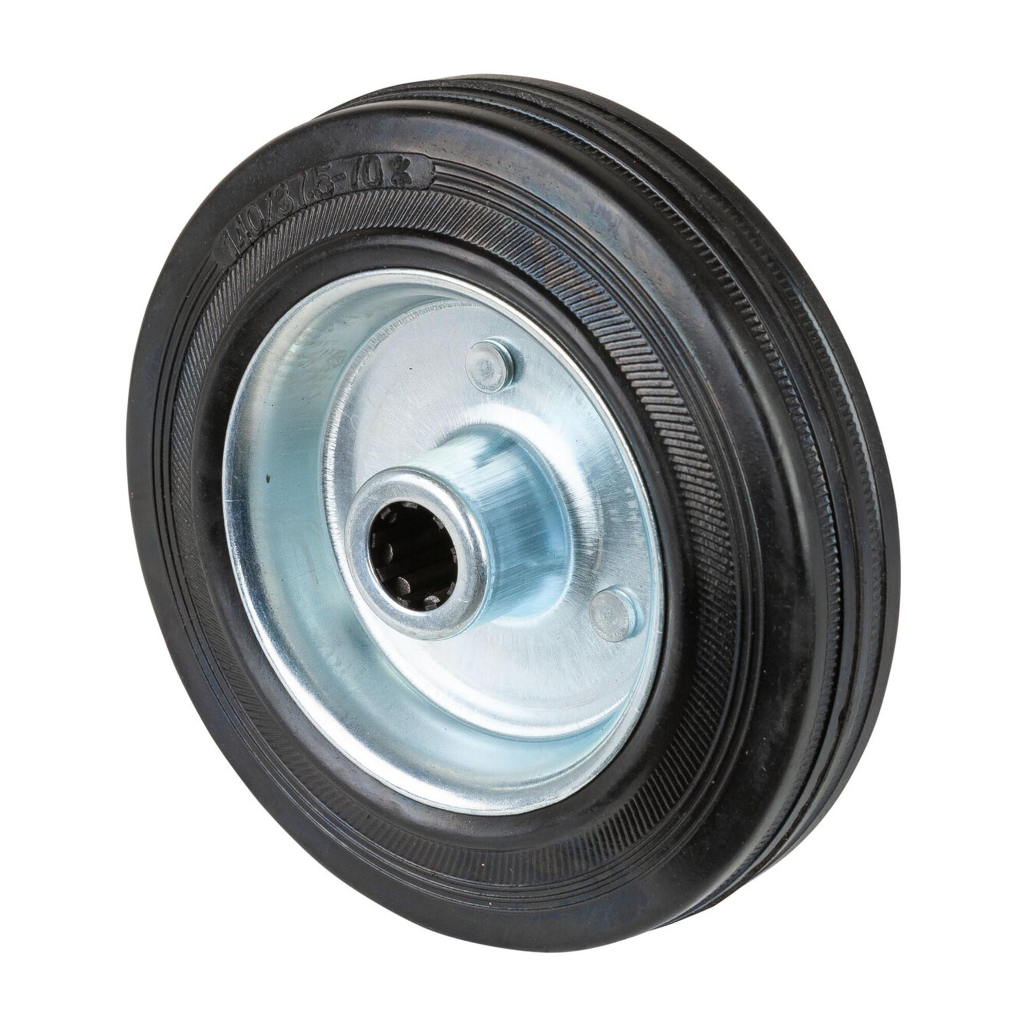 BS Rollen B55.140 Gummirad D.140mm Trgf. 200kg mit Kugellager, B55.140)