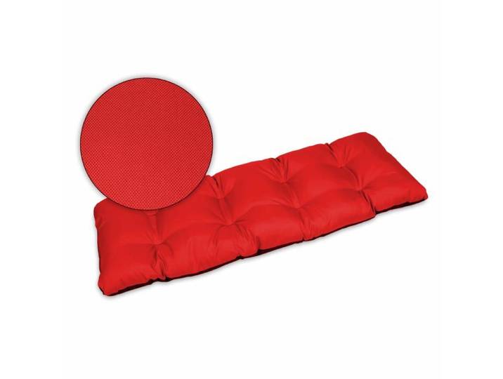 Coussin pour Banc de Jardin - SuperKissen24. - Intérieur/Extérieur - Imperméable - 180x50 cm - Rouge