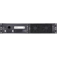 xMac mini (2024+) Gehäusesystem mit Echo III , Rack-Gehäuse schwarz, 2 Höheneinheiten