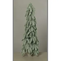 dpi Künstlicher Tannenbaum mit Glitter im Topf, 80 cm