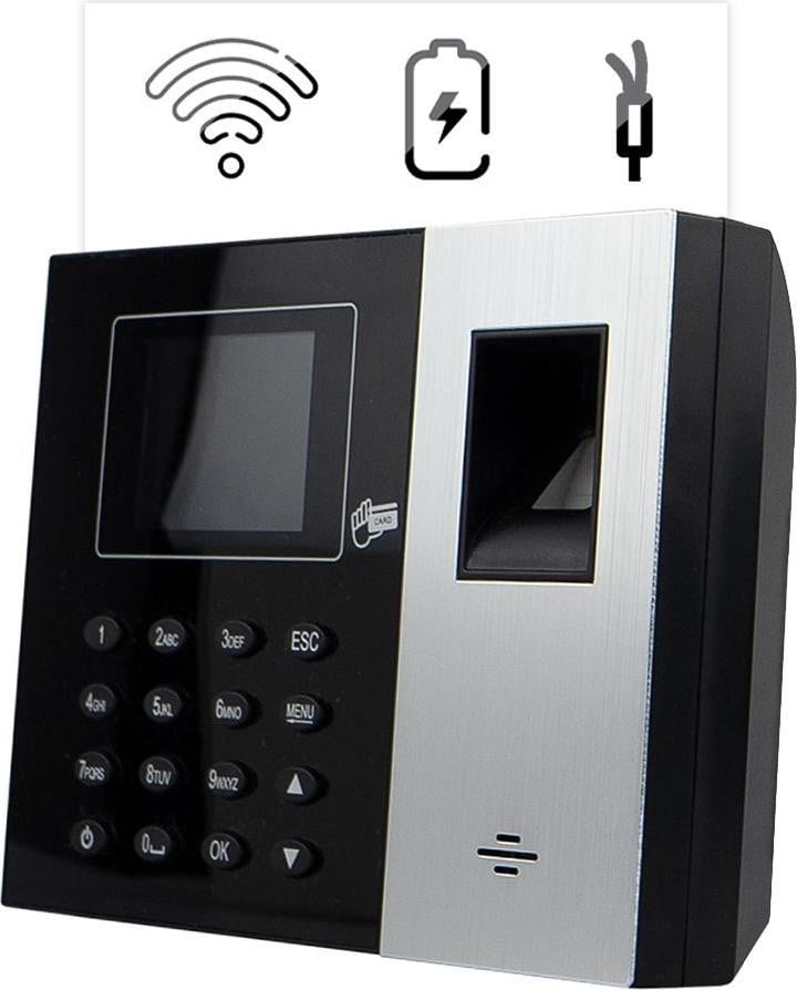 HDWR TimeLok-300NWEPBI Tijdregistreerapparaat met LAN, extra batterij en IC Wiegand