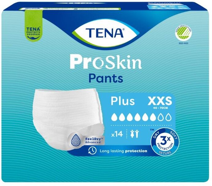 Tena Proskin Pants Plus XXS - 12 paquets de 14 protections