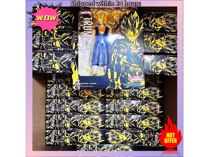 Carte Demoniacal originale Dragon Ball Z SHF Super Saiyan SSJ, Vegetto Son Goku végéta, en Stock, modèle d'action Anime, jouets