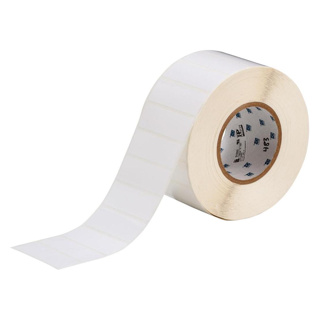 Brady THT-18-422-3, Polyester, Weiss, glänzend, 76.20 x 25.40 mm, permanent (3000 E.) (76.20 mm) (THT-18-422-3)