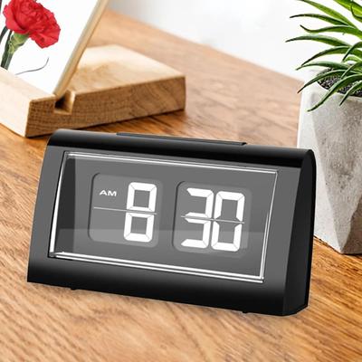 Uplift Picks Retro Auto Flip Desk Clock With Large Numbers And Night Light Retro Auto Flip Desk Clock With Large Numbers And Night Light