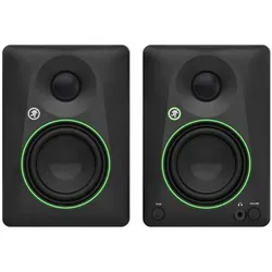 Mackie Studio-Monitore CR4.5BT mit CR8SBT Subwoofer und Klinkenkabel (Aktiv, Subwoofer aktiv, Paar, 2x 25 W), Monitor Lautsprecher, Schwarz