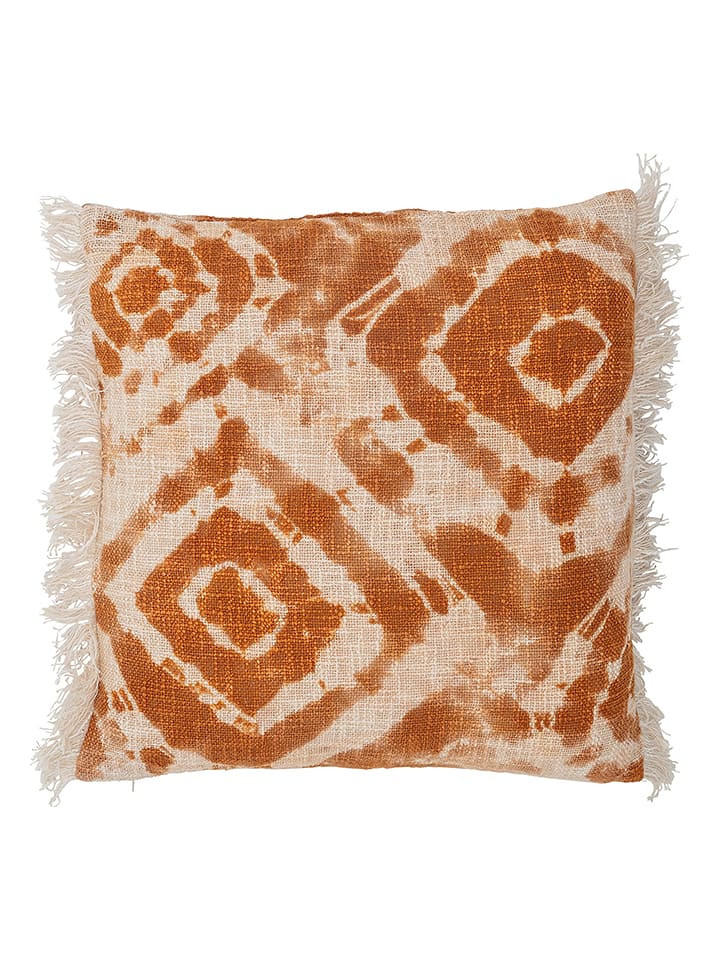 Bloomingville Kissen "Ester" in Creme/ Orange - (L)50 x (B)50 cm - onesize