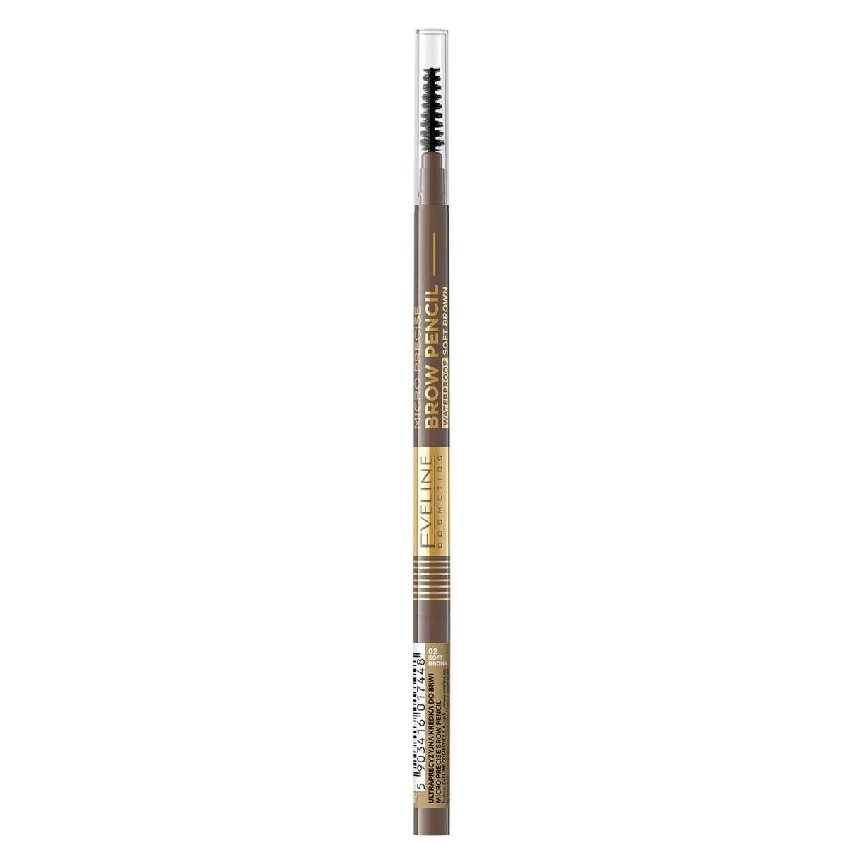 Eveline Micro Precise Cupboard To Eyebrows 02 Soft Brown (Soft Brown) (5903416017448)