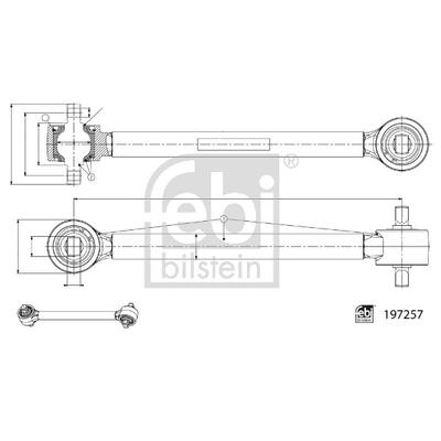 FEBI BILSTEIN 197257 Hinterachse