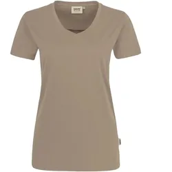 Damen V-Shirt "PERFORMANCE" 181 - XL - khaki