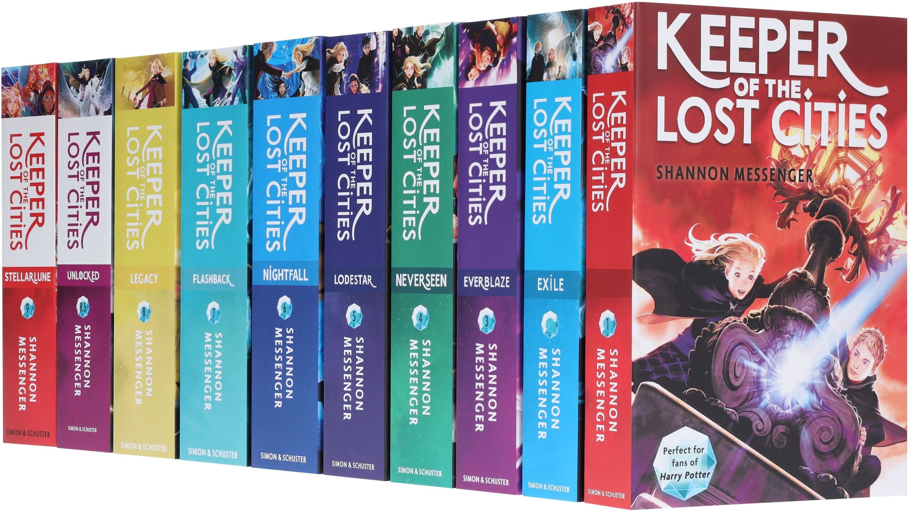 Keeper of the Lost Cities by Shannon Messenger 10 Books Collection Set - Ages 8+ - Paperback Simon & Schuster Ltd