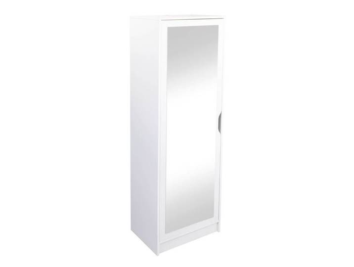 Meuble à Chaussures avec Miroir  Lilo  189cm Blanc