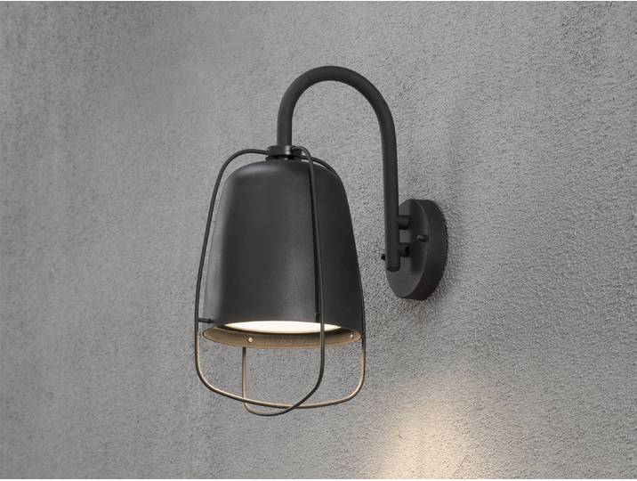 Perugia Wandleuchte schwarz