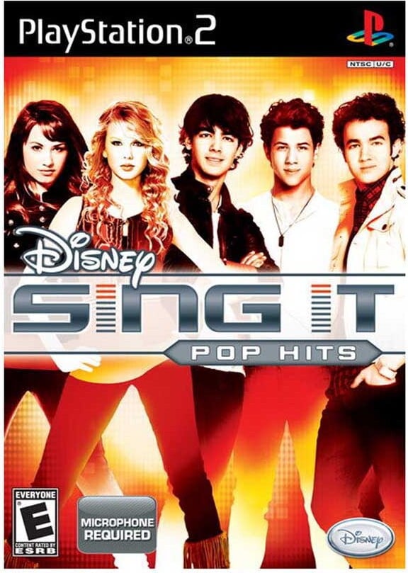 Disney Sing It Pop Hits PlayStation 2 spel voor PAL-systemen