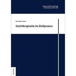 Gerichtssprache im Zivilprozess, Fachbücher von Annette Sauer