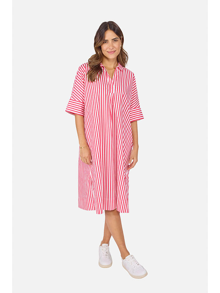 LIEBLINGSSTÜCK Kleid "Lian" in Rot/ Weiß - 40