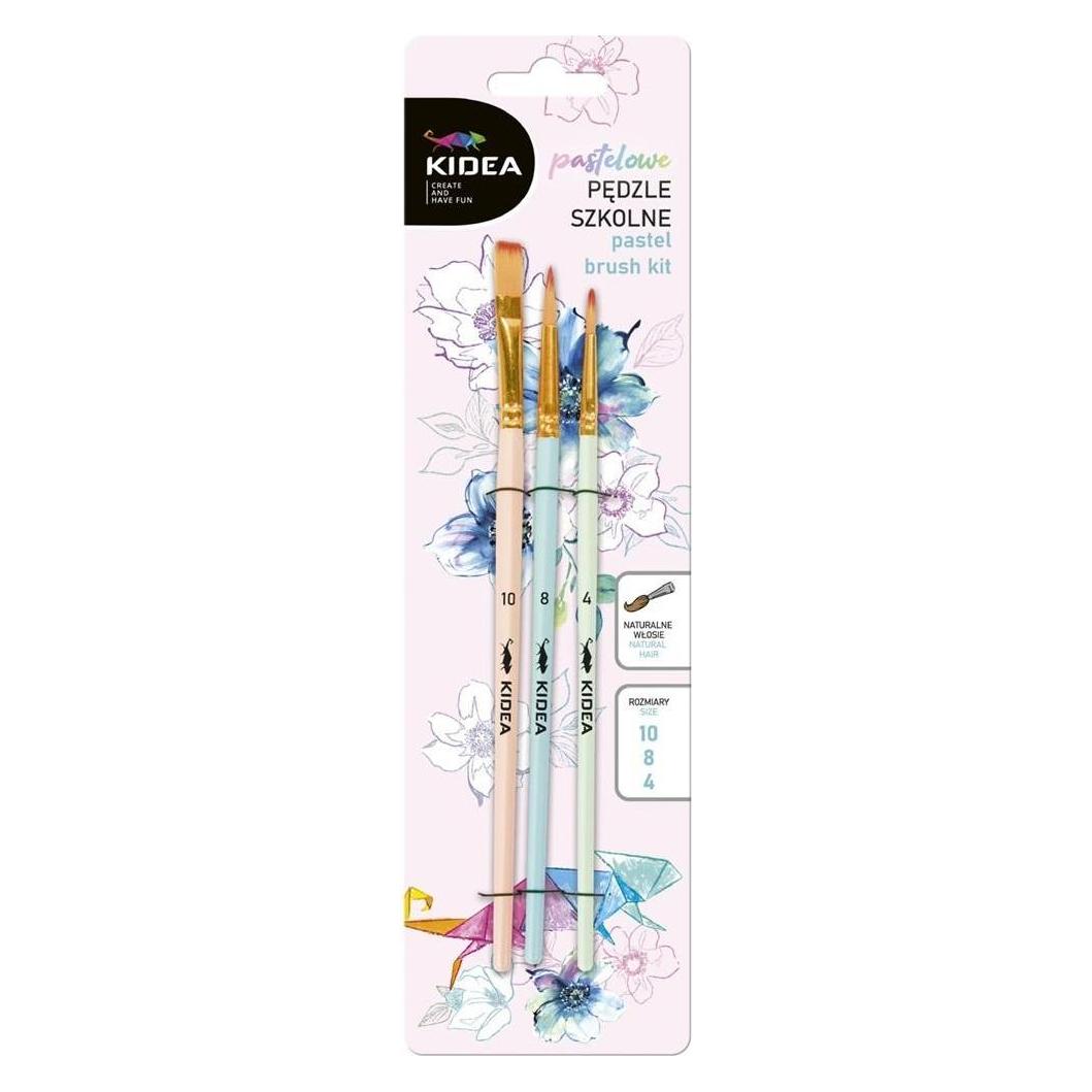 Derform Pastell-Schulpinsel, 3-tlg. KIDEA (47602653)