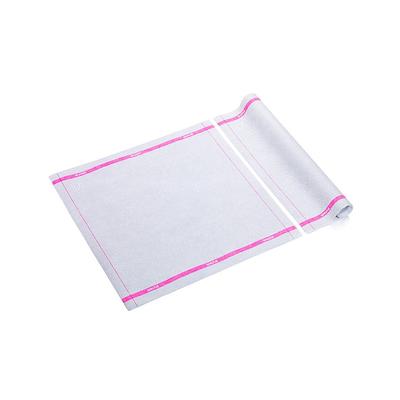 MONOUSO - Grau Geschirrtuch mit Magentarot Rand 40x40 cm P40cm (5 Stück)
