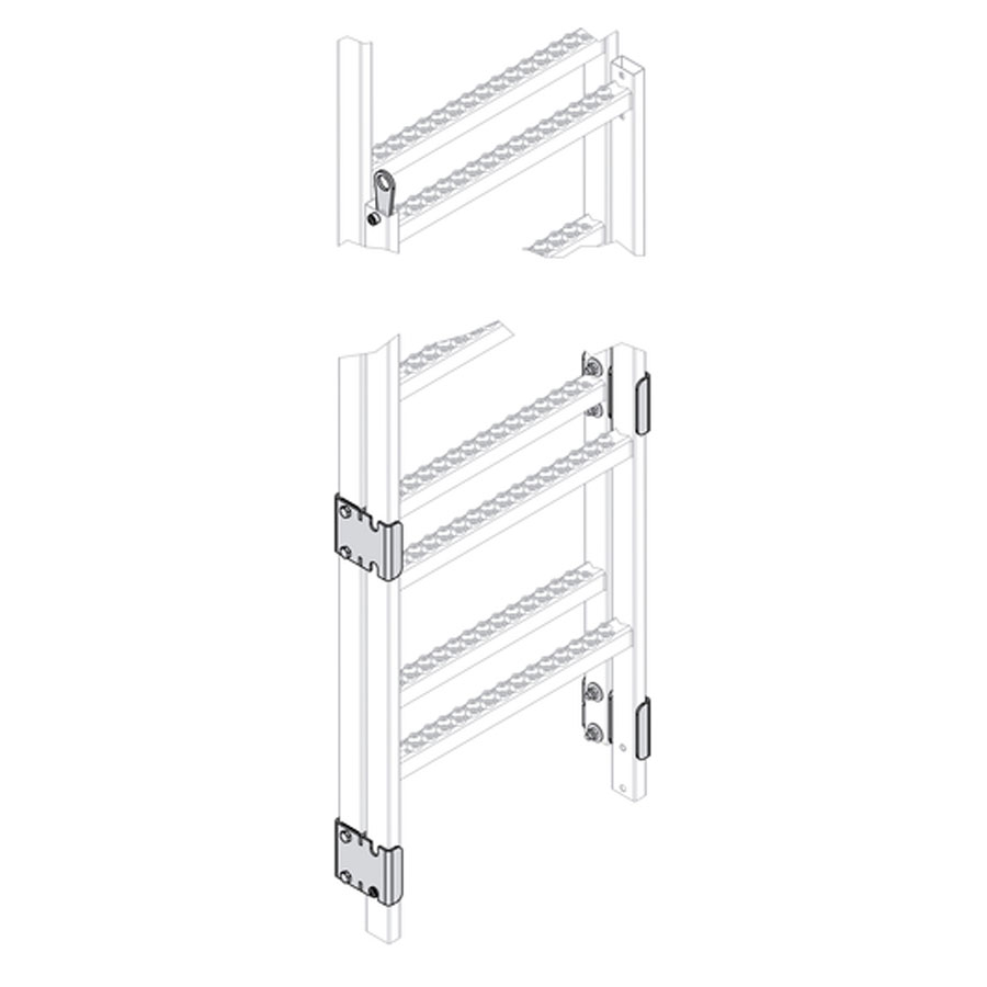 Hailo Professional Hailo Schiebebeschlagset für Holm 40x20mm