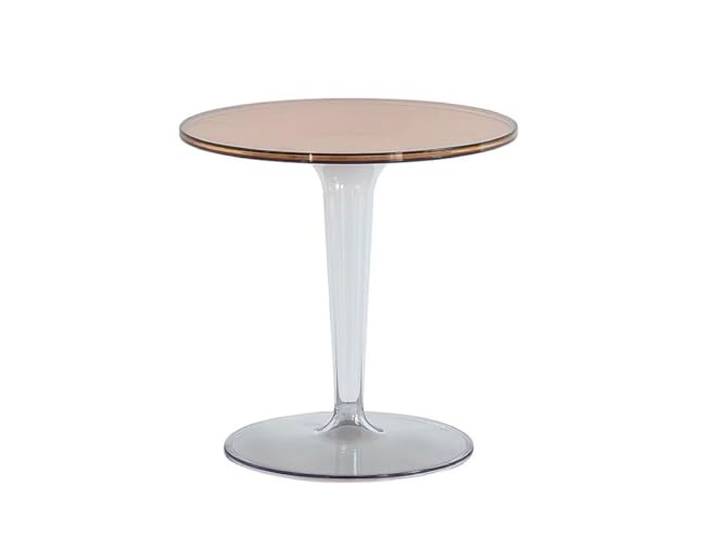 SAMCIOI Wohnzimmer-Beistelltisch, Couchtische Nordischer Einfacher Transparenter Kleiner Couchtisch, Kreativer Café-Kleiner Runder Tisch Couchtisch, Nachttisch