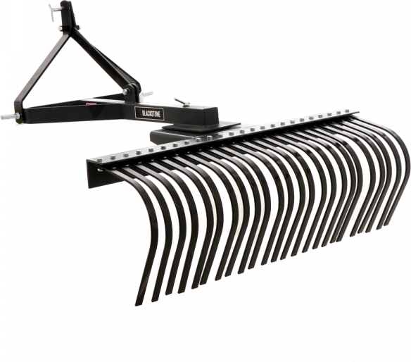 Râteau pour tracteur Blackstone B-LRK 120 attelage 3 points