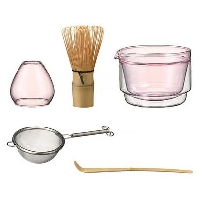 Hario Zestaw do matchy Matcha Tea Gift Set - Różowy (66453034)