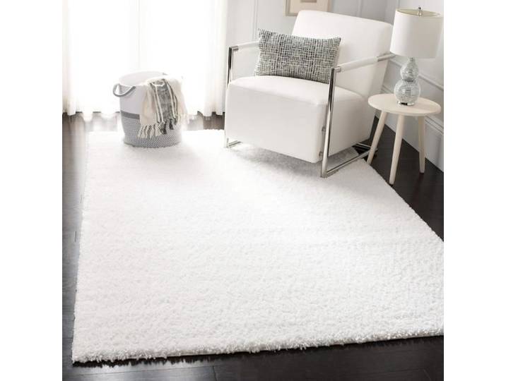 Tapis en polypropylène Blanc 201 x 201 cm
