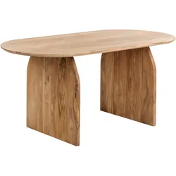 ESSTISCH Akazienholz hellbraun 180/90 cm Skye