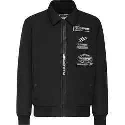 PLEIN SPORT Bomberjacke GLOBAL EXPRESS EDITION, Größe XXL in Schwarz 02