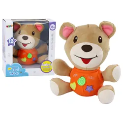 Teddybär Interaktiver Teddybär Orange Spielend 23 cm
